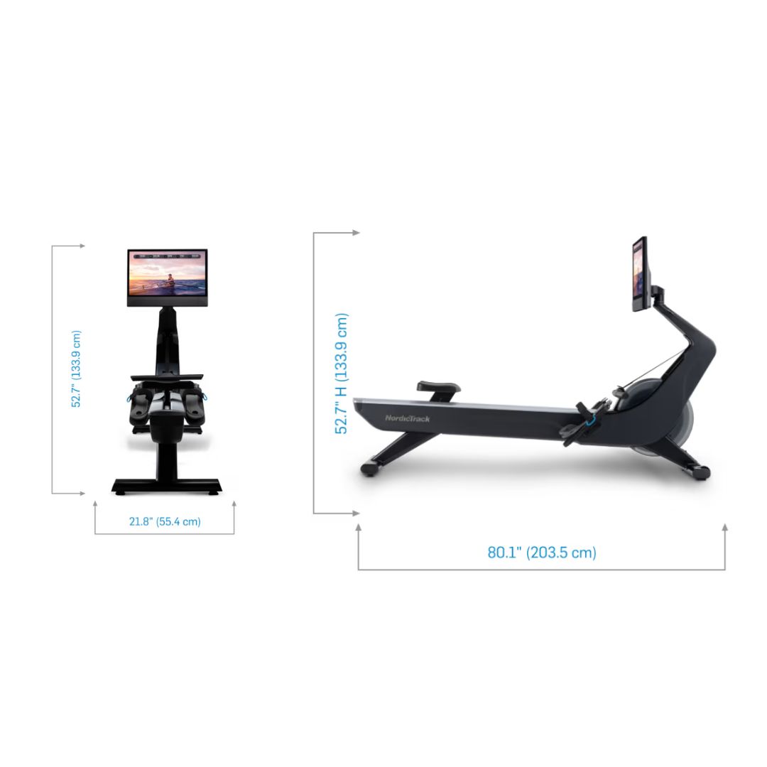 NordicTrack RW900 Rower veslaška naprava | 24-palčni vrtljivi HD-zaslon na dotik, 26 stopenj SMR-upora, Aluminijasto vodilo | Vadite po svojem načrtu - slika 9