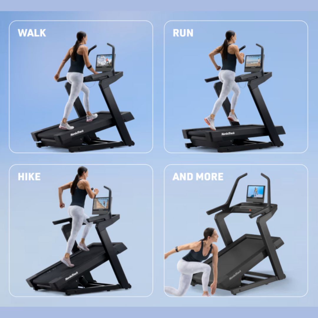 NordicTrack X16 tekalna steza | 16-palčni vrtljivi HD-zaslon na dotik, Vzpon do 40 % in spust do −6 %, Razpon hitrosti 0–20 km/h | Vadite po svojem načrtu - slika 6