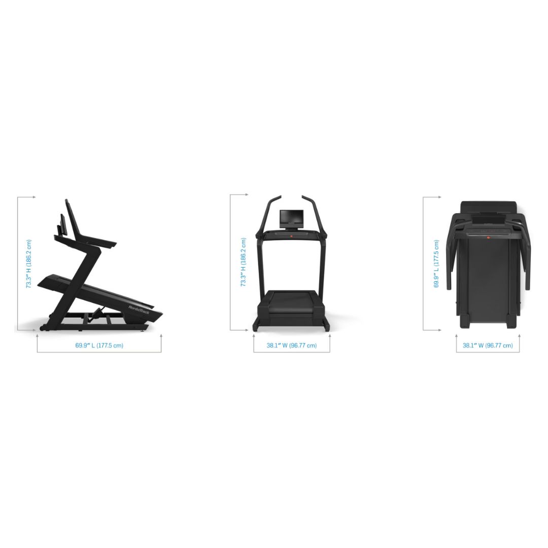 NordicTrack X16 tekalna steza | 16-palčni vrtljivi HD-zaslon na dotik, Vzpon do 40 % in spust do −6 %, Razpon hitrosti 0–20 km/h | Vadite po svojem načrtu - slika 8
