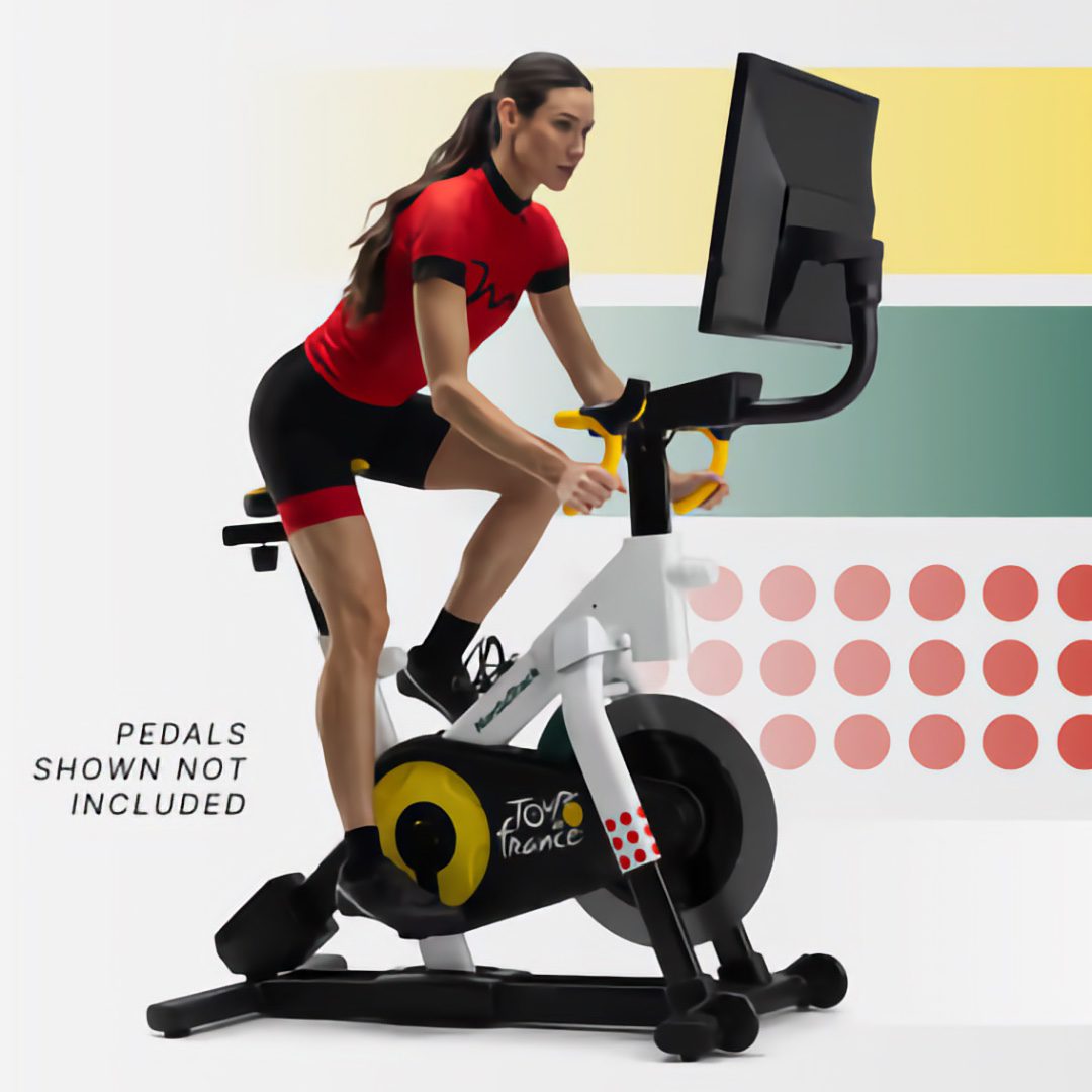 NordicTrack Tour de France Indoor Bike Dirkalno sobno kolo | 24" HD zaslon na dotik | možnost uporabe aplikacije iFit | Vaša karta za profesionalno kolesarsko izkušnjo doma! - slika 3