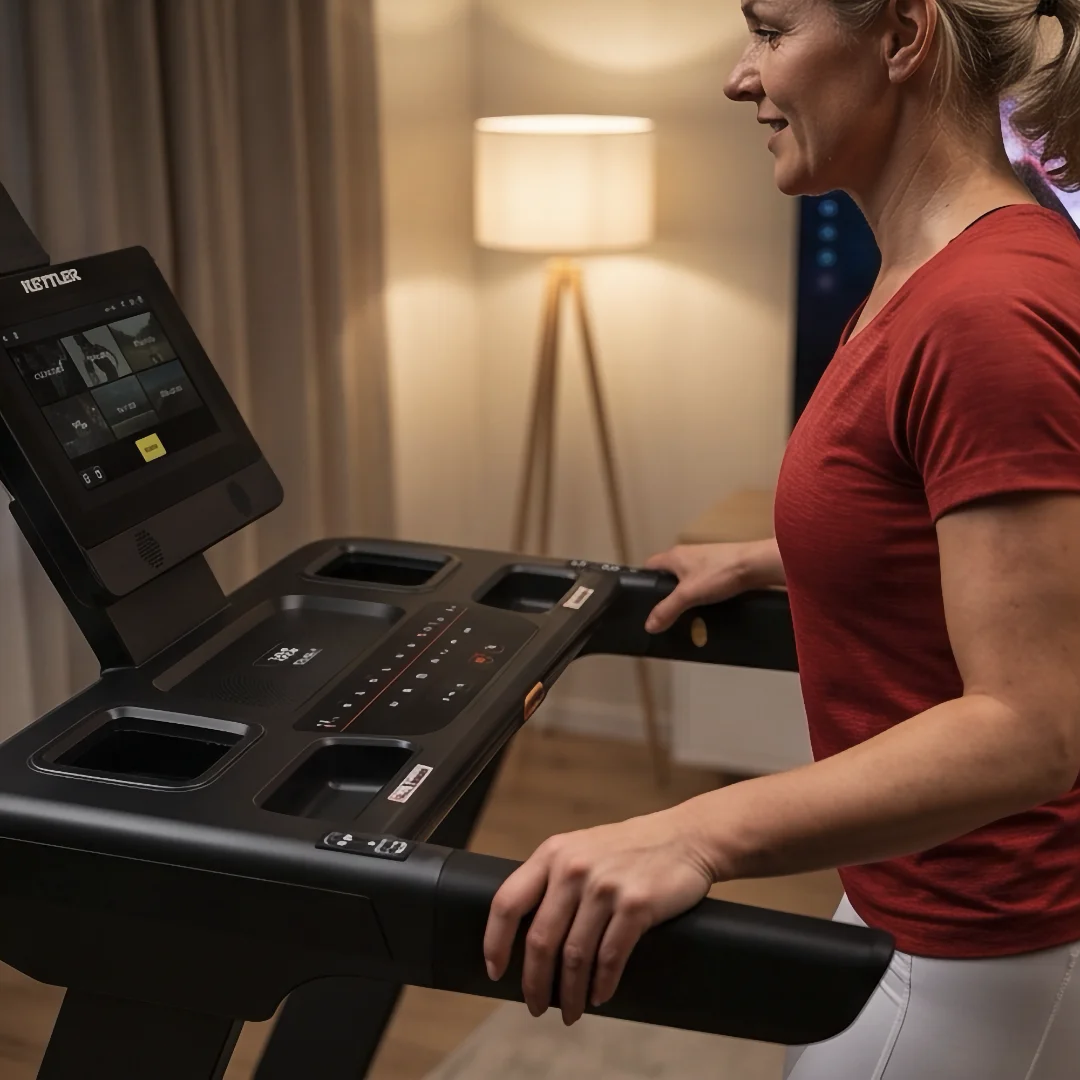 Kettler Alpha Run 600 tekalna steza | 3 KM brezkrtačni DC motor, 20 km/h, naklon 0–15% | Za redne tekaške navade doma - slika 8