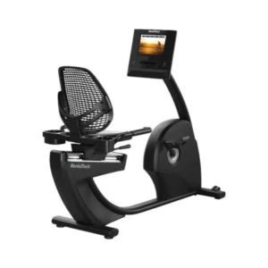 NordicTrack GX10 Recumbent Bike ležeče sobno kolo | Sedež z oporo za hrbet, 10-palčni zaslon na dotik, 26 stopenj SMR-upora | Vadite po svojem načrtu