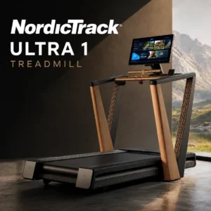 NordicTrack Ultra 1 tekalna steza | Reflex blaženje, 24-palčni vrtljivi HD-zaslon na dotik, Brezkrtačni motor 3,0 CHP | Vadite po svojem načrtu